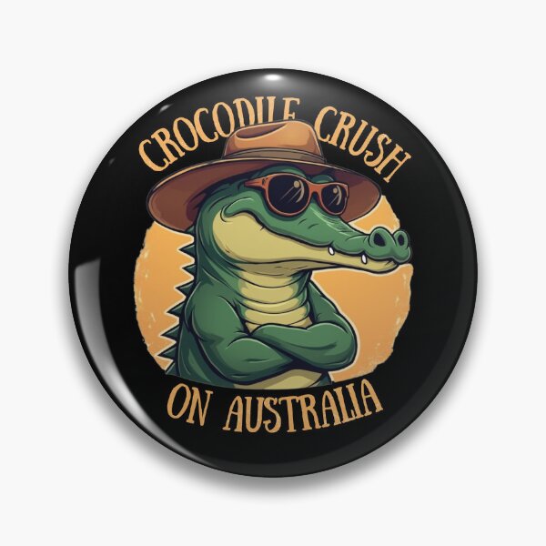 Item preview, Crocodile Crush On Australia designed and sold by HappyHarmonyArt.