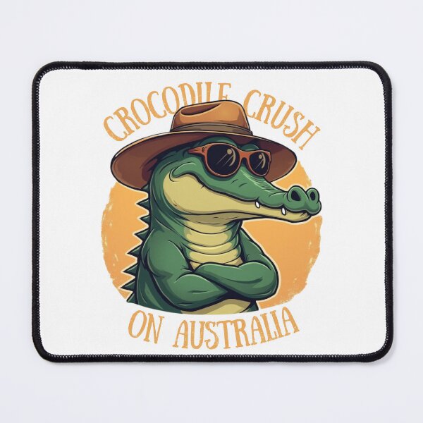 Item preview, Crocodile Crush On Australia designed and sold by HappyHarmonyArt.