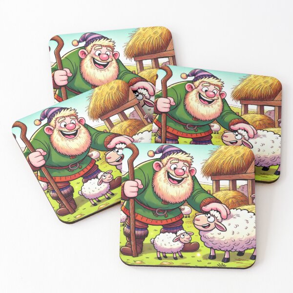 Item preview, Sheep-Cote Clod’s Playful Prank designed and sold by BobArtGallery.