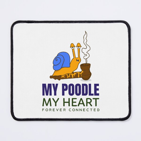 Item preview, My Poodle My Heart Forever Connected  Funny Poodle  T-Shirt  designed and sold by ngedupdorjee.