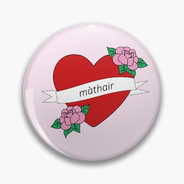 Item preview, mother (màthair is mother in Scottish Gaelic (Gàidhlig)) pink background designed and sold by Mamaidh Made.