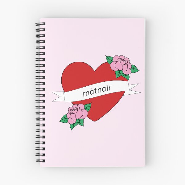 Item preview, mother (màthair is mother in Scottish Gaelic (Gàidhlig)) pink background designed and sold by Mamaidh Made.