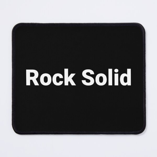 Item preview, Rock Solid designed and sold by Text-based T-Shirts and Gifts.