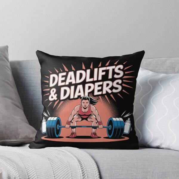 Item preview, Deadlifts & Diapers designed and sold by MagicWander.