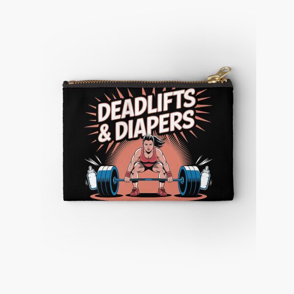 Item preview, Deadlifts & Diapers designed and sold by MagicWander.