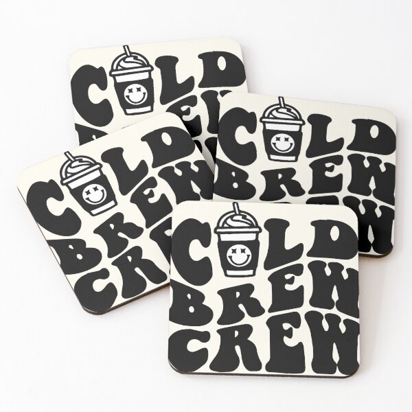 Item preview, Cold Brew Crew Coffee Lover Aesthetic Design designed and sold by -DEEWOLF-.
