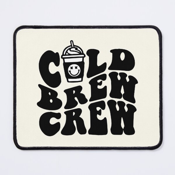 Item preview, Cold Brew Crew Coffee Lover Aesthetic Design designed and sold by -DEEWOLF-.