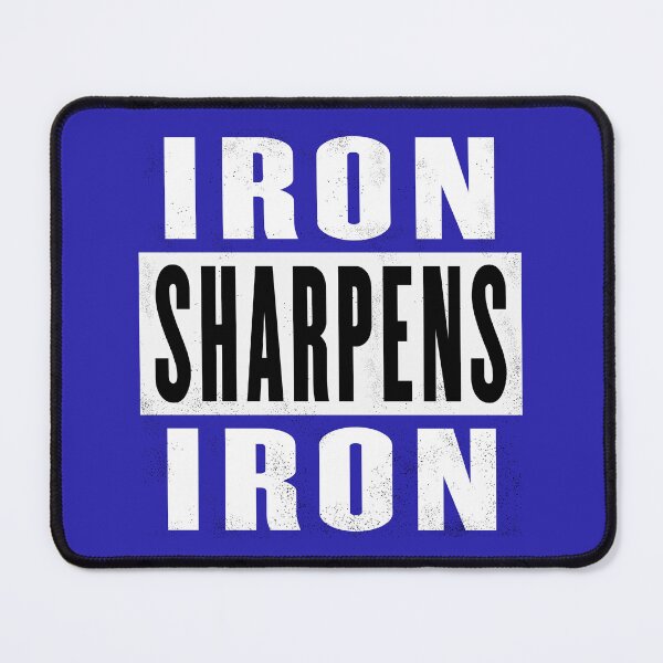 Item preview, As Iron Sharpens Iron Text Design designed and sold by DigitalandPhoto.