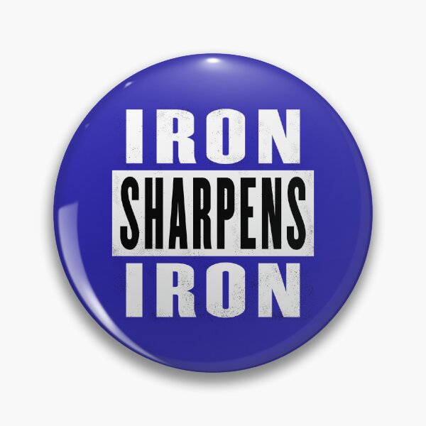 Item preview, As Iron Sharpens Iron Text Design designed and sold by DigitalandPhoto.