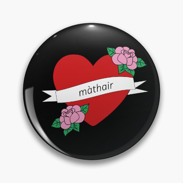 Item preview, mother (màthair is mother in Scottish Gaelic (Gàidhlig)) black background designed and sold by Mamaidh Made.