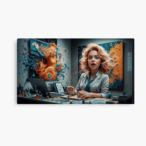 Vista previa del artículo con la obra «SORPRENDIDA», diseñado y vendido por origingallery.