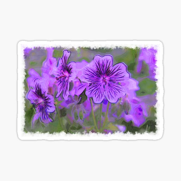 Blossom drawn Art Sticker