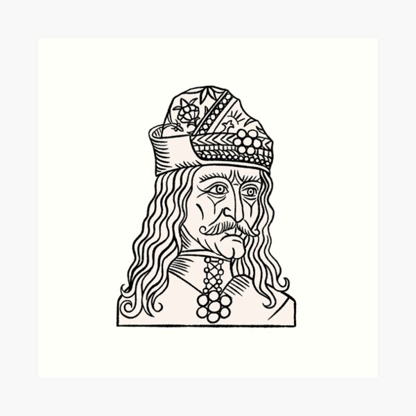 Item preview, Vlad Tepes the Impaler (Dracula) designed and sold by sundayouthlines.