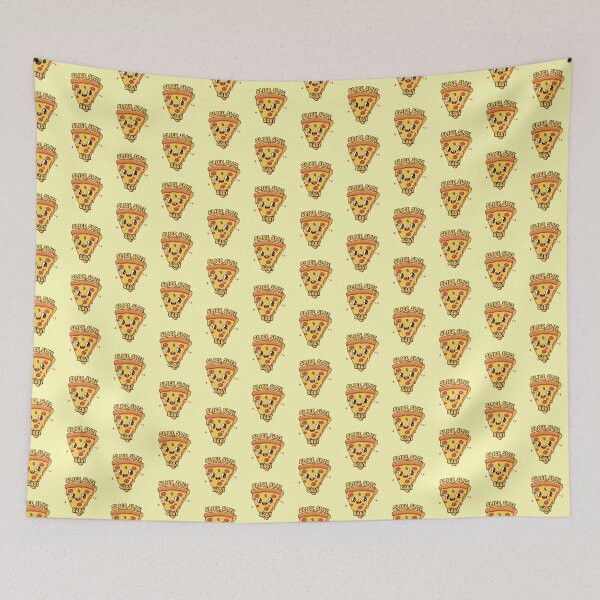 Item preview, Funny Cute pizza slice cartoon character saying Slice designed and sold by Ram94.