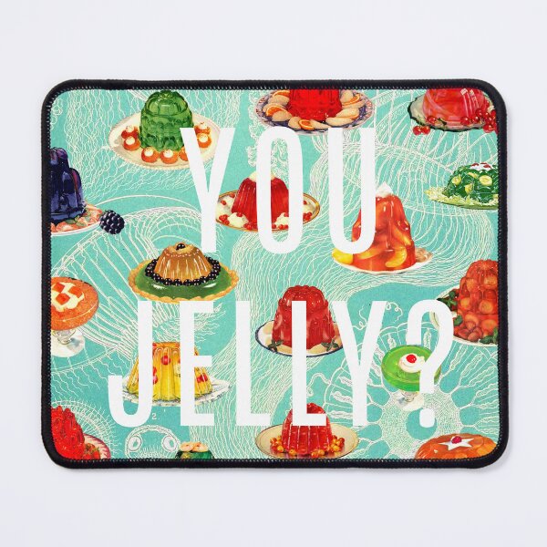 Item preview, You Jelly? Gelatin and jellyfishes pattern designed and sold by MsGonzalez.