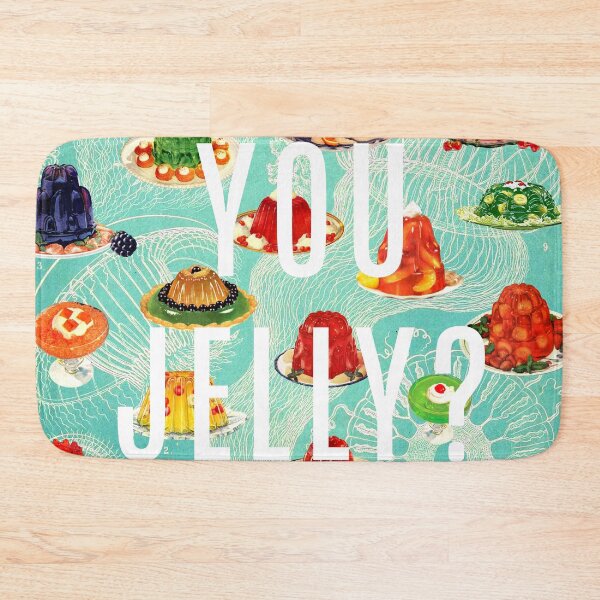 Item preview, You Jelly? Gelatin and jellyfishes pattern designed and sold by MsGonzalez.