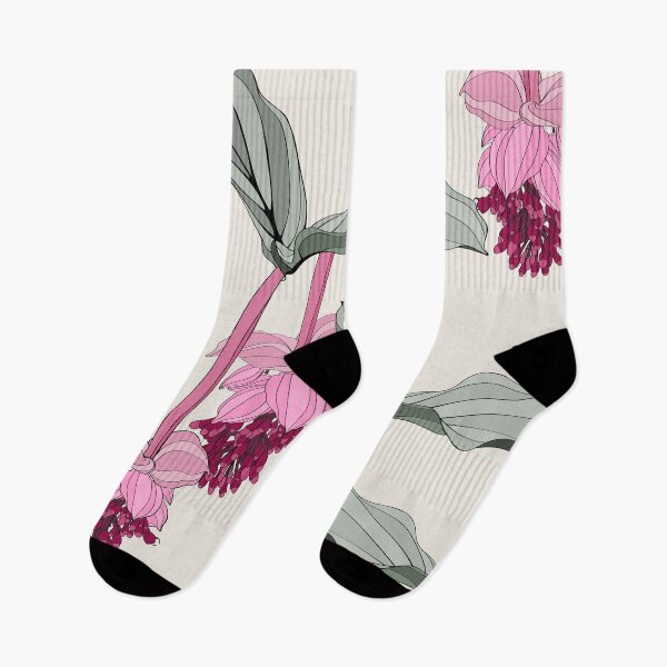 Item preview, Seamless pattern, Medinilla magnifica flowers with leaves.  designed and sold by MatyKotiv.