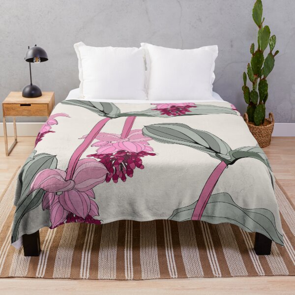 Item preview, Seamless pattern, Medinilla magnifica flowers with leaves.  designed and sold by MatyKotiv.