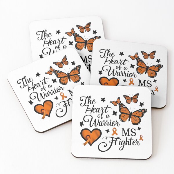 Item preview, The heart of a Warrior-MS Awareness  designed and sold by Waseemkhan86.