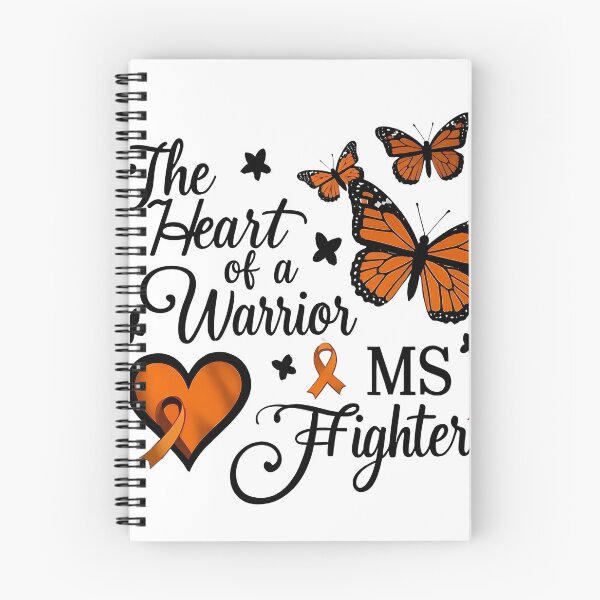Item preview, The heart of a Warrior-MS Awareness designed and sold by Waseemkhan86.