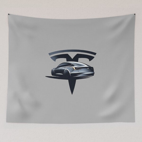 Item preview, Tesla logo designed and sold by TEEJAMBOREE.
