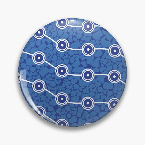 Item preview, Blue African loincloth patterns designed and sold by Wolagno.
