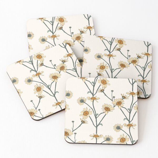 Item preview, Camomile daisy flowers seamless pattern illustration. designed and sold by MatyKotiv.