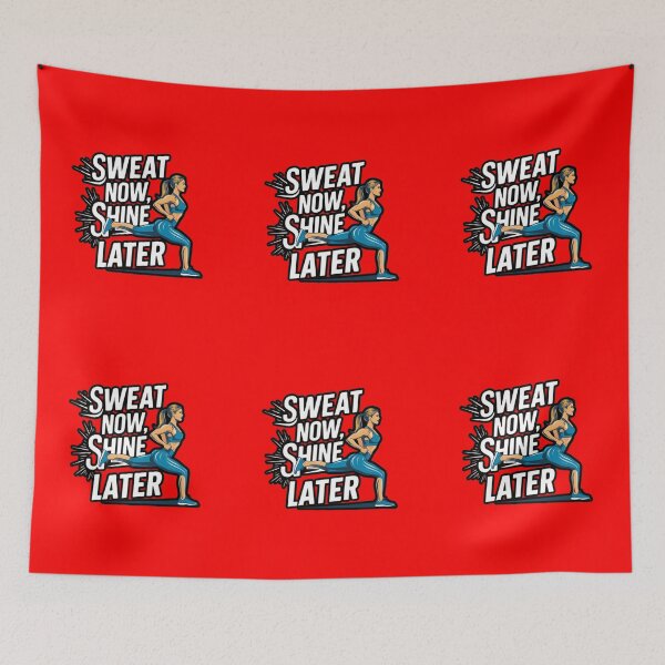 Item preview, Sweat Now, Shine Later – Motivational Fitness Design Gifts designed and sold by TrendsLook.