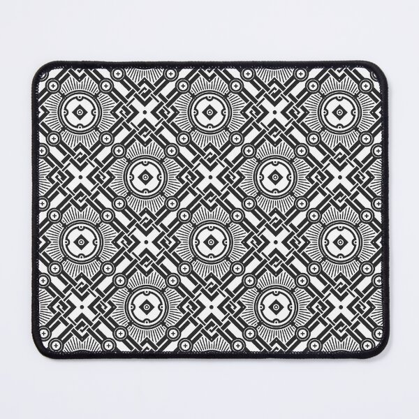 Item preview, Aztec Sun Dance Black And White Geometry designed and sold by SplashTastic.