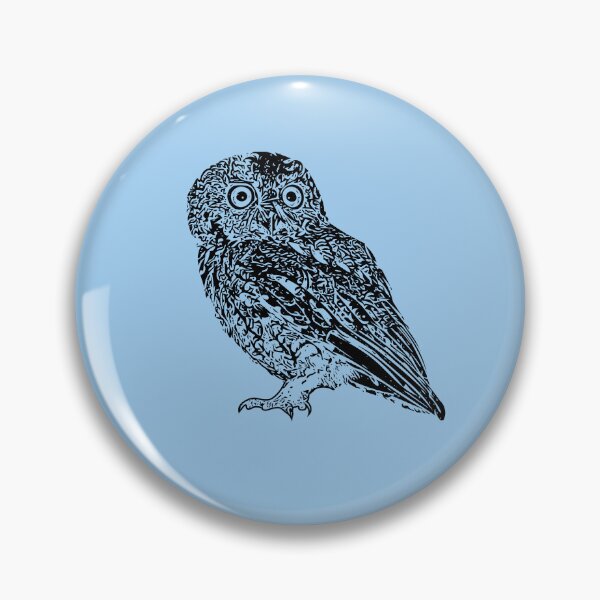 Item preview, Whiskered Screech-Owl Black Design  designed and sold by designsasstultd.