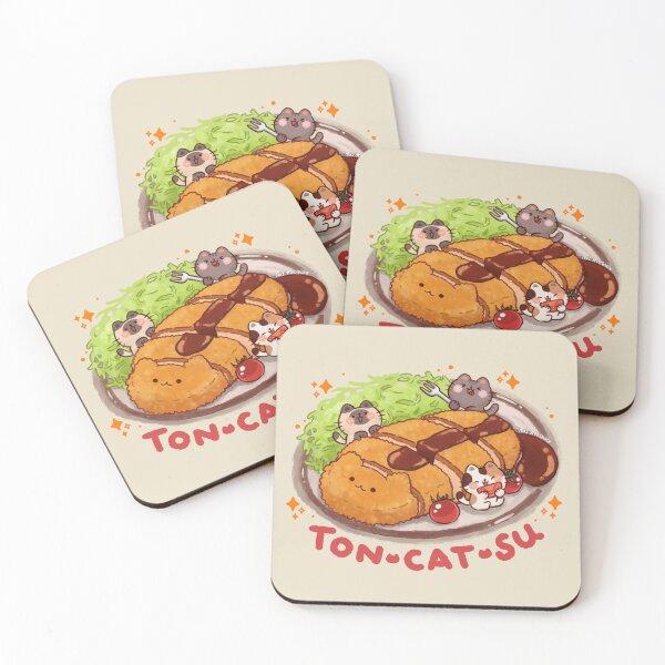 Item preview, Cute Ton-cat-su designed and sold by NasDoodleArt.