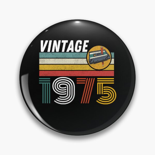 Item preview, Retro 1975 Vintage Cassette Tape Birthday T-Shirt designed and sold by Auntsauce.
