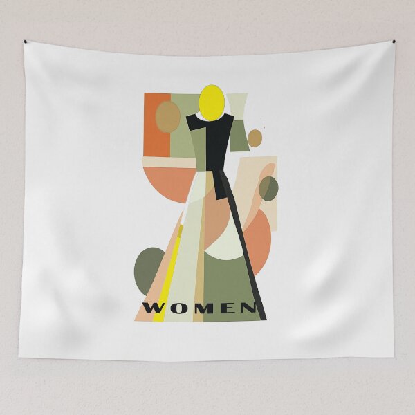 Item preview, Women a free woman abstraction graphics designed and sold by JanChryzostom.