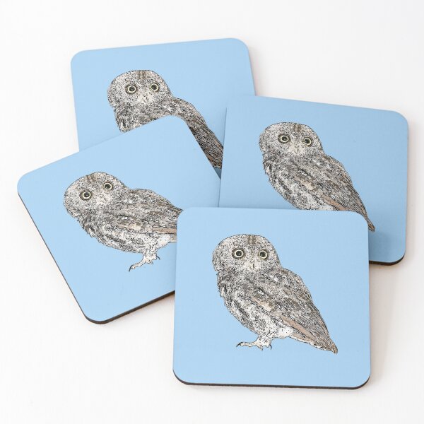 Item preview, Whiskered Screech-Owl Black Alternate Design  designed and sold by designsasstultd.