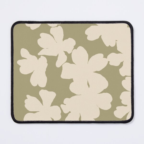 Item preview, Khaki green and beige primrose floral pattern designed and sold by by-jwp.