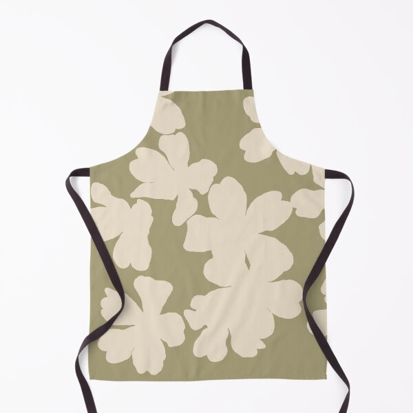 Item preview, Khaki green and beige primrose floral pattern designed and sold by by-jwp.
