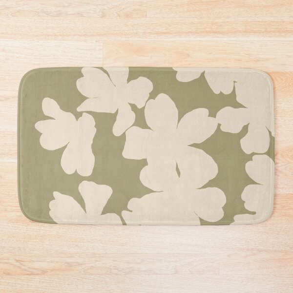 Item preview, Khaki green and beige primrose floral pattern designed and sold by by-jwp.