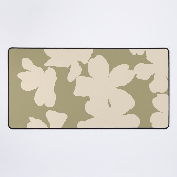 Item preview, Khaki green and beige primrose floral pattern designed and sold by by-jwp.