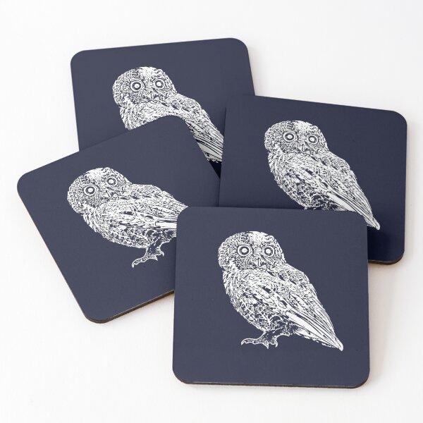 Item preview, Whiskered Screech-Owl White Design  designed and sold by designsasstultd.