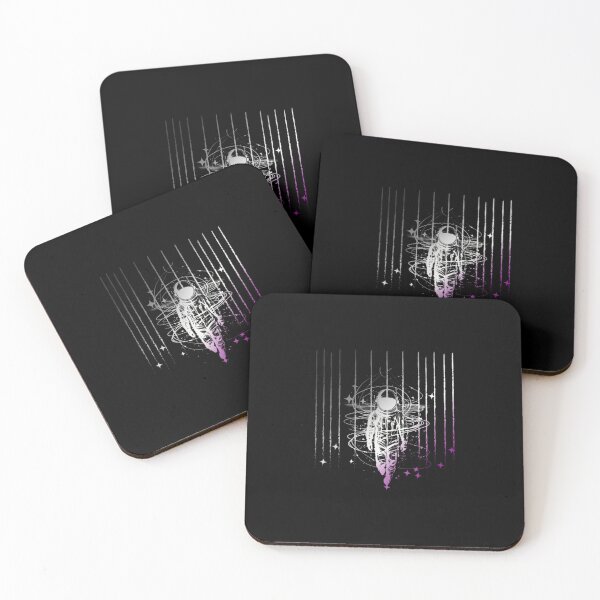 Item preview, Meteor Shower and Astronaut Graphic, Asexual pride flag graphic, Perseids Meteor Shower, Universe, Astronaut, LGBTQ Graphic, Astronomy, Stars,  designed and sold by PrideBeProud.