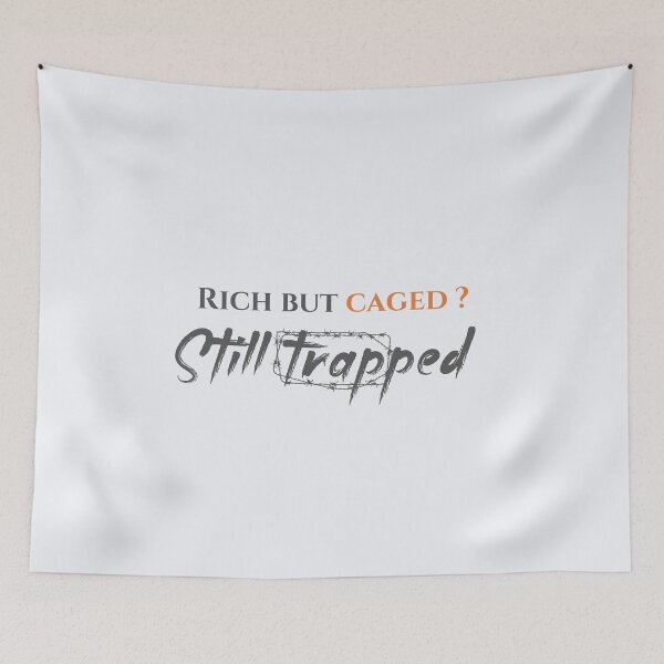 Item preview, Rich but Caged? Still Trapped designed and sold by theartist121.