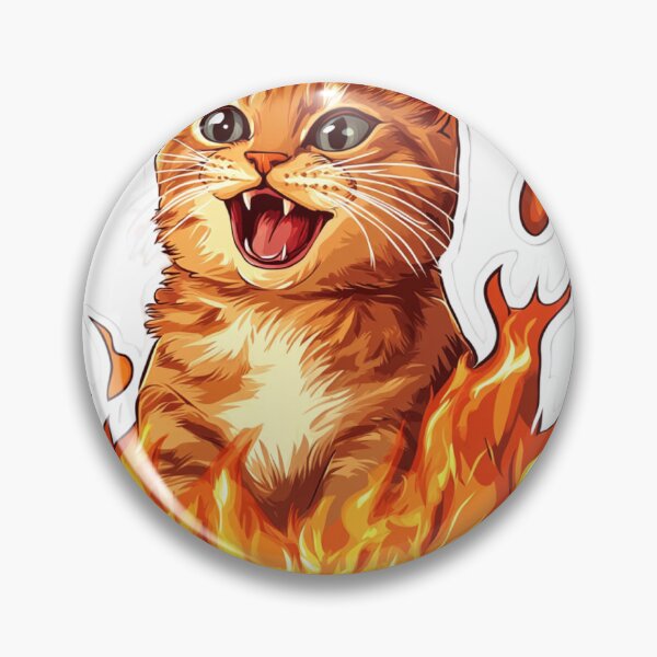 Item preview, Cat on fire designed and sold by bas19101.