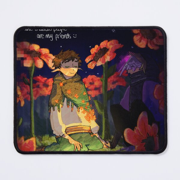 Item preview, "The shadow people are my friends" art print designed and sold by limeartichoke.