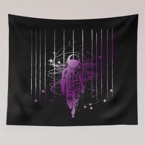 Item preview, Meteor Shower and Astronaut Graphic, Demisexual pride flag graphic, Perseids Meteor Shower, Universe, Astronaut, LGBTQ Graphic, Astronomy, Stars,  designed and sold by PrideBeProud.