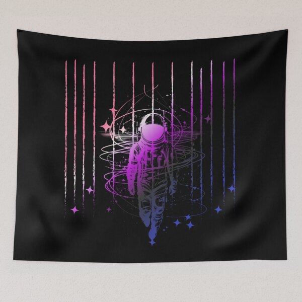 Item preview, Meteor Shower and Astronaut Graphic, Genderfluid pride flag graphic, Perseids Meteor Shower, Universe, Astronaut, LGBTQ Graphic, Astronomy, Stars,  designed and sold by PrideBeProud.