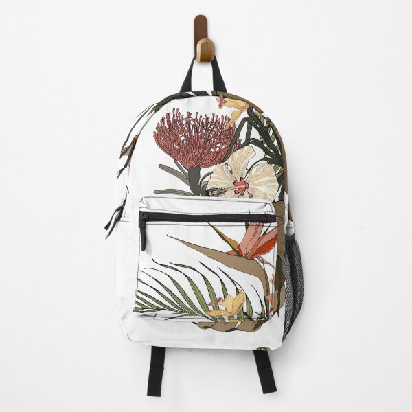 Item preview, Flower bouquet with orchid, strelitzia, palm leaves, simple colored flowers. designed and sold by MatyKotiv.