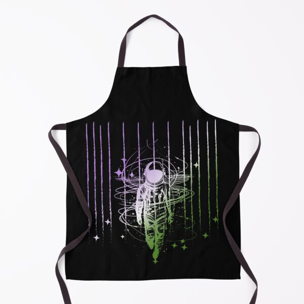 Item preview, Meteor Shower and Astronaut Graphic, Genderqueer pride flag graphic, Perseids Meteor Shower, Universe, Astronaut, LGBTQ Graphic, Astronomy, Stars,  designed and sold by PrideBeProud.