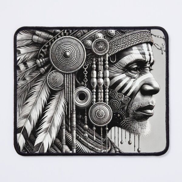 Item preview, Elder's Wisdom Tribal Majesty in Black and White designed and sold by OandSDesigns23.