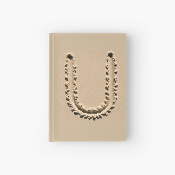 SAND LETTER U Hardcover Journal