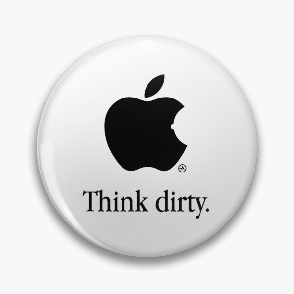 Item preview, Funny Logo Think Dirty designed and sold by bamantara94.